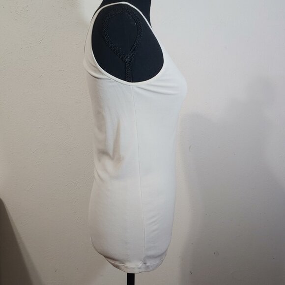 EILEEN FISHER STRETCH SILK SHELL JERSEY TANK TOP SMALL - Picture 2 of 6